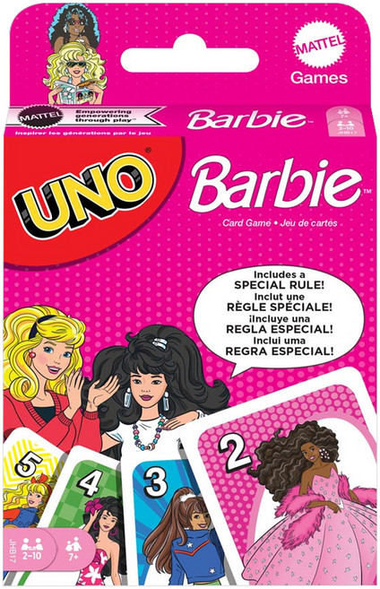 美國 UNO 遊戲卡, 1盒, 芭比