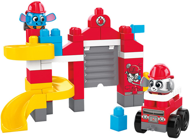 fisher-price 費雪 美高躲貓貓消防局 1歲以上, 1組, 多色