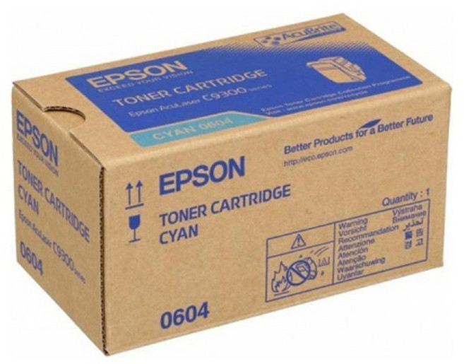 EPSON 原廠正品高容量碳粉匣 C13S050604 C9300, 藍色, 1個