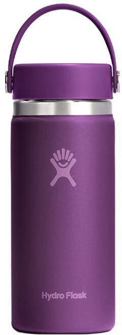 하이드로플라스크 와이드 플렉스캡 텀블러, 1개, 비치플럼 퍼플, 473ml