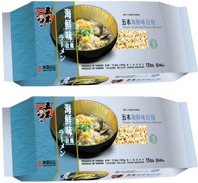 五木 海鮮拉麵, 321g, 2包