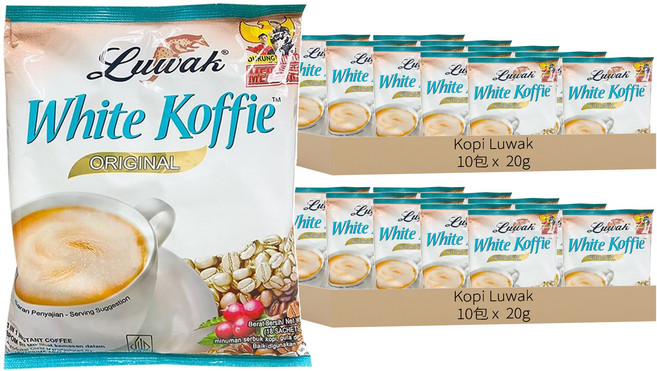 Kopi Luwak 三合一咖啡, 20g, 18個, 20包