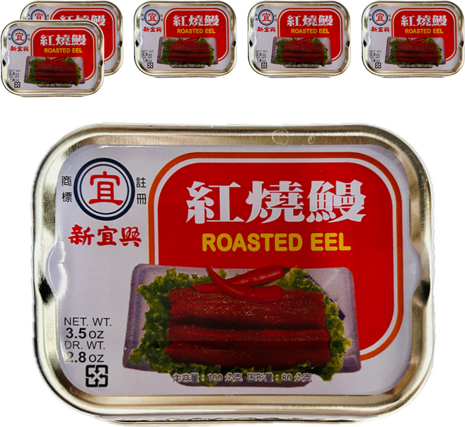 新宜興 紅燒鰻 3個, 100g, 6組