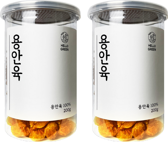 헬로우그린 용안육, 200g, 2개
