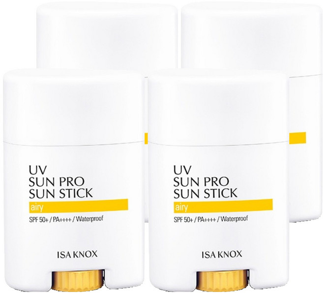 이자녹스 UV 선 프로 365 에어리 선스틱 SPF50+ PA++++, 19g, 4개