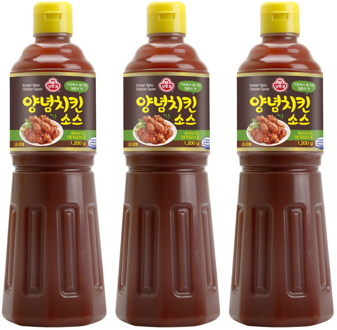 오뚜기 양념치킨 소스, 1.2kg, 3개