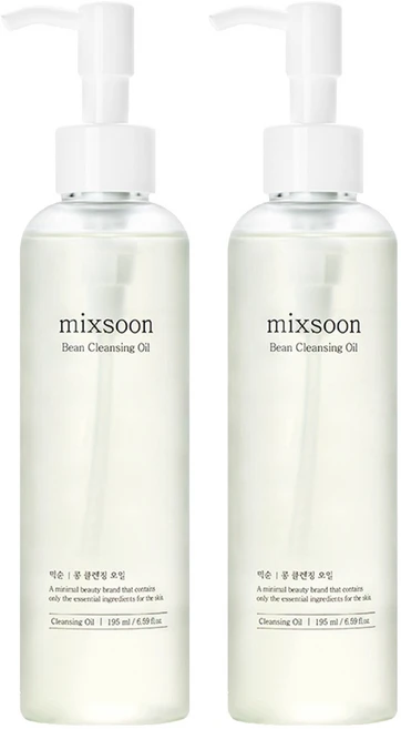 [비건뷰티] 믹순 콩 클렌징 오일, 195ml, 2개 - 쿠팡