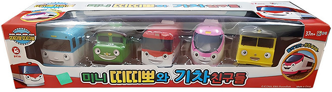 영진 미니 띠띠뽀와 기차친구들 세트, 혼합색상, 1세트