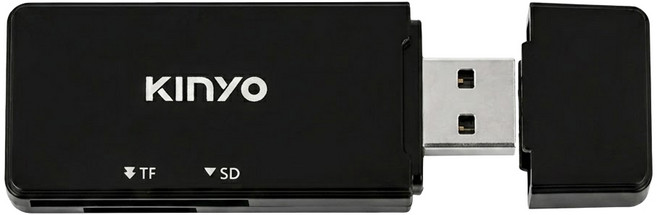 Kinyo USB 3.0讀卡機, KCR-120, 1個, 黑色