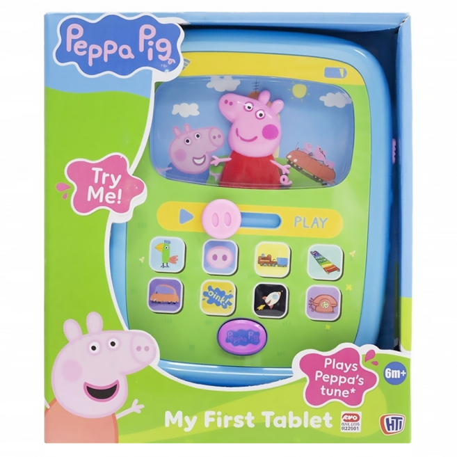 Peppa Pig 粉紅豬小妹 遊戲平板 6個月以上適用, 1個