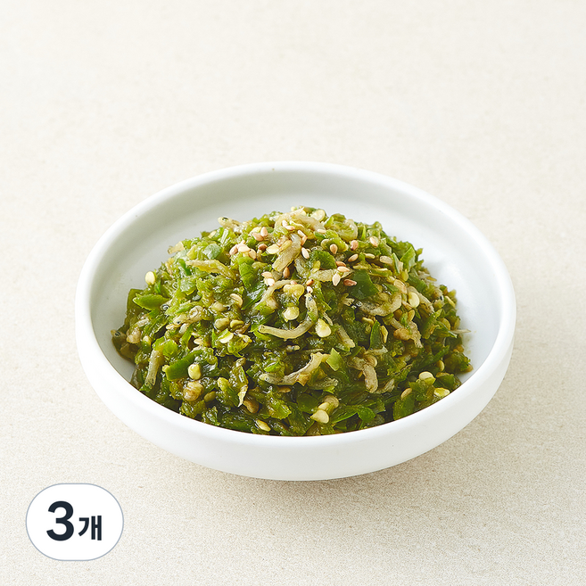 반찬천국 청양고추 멸치다짐장, 230g, 3개