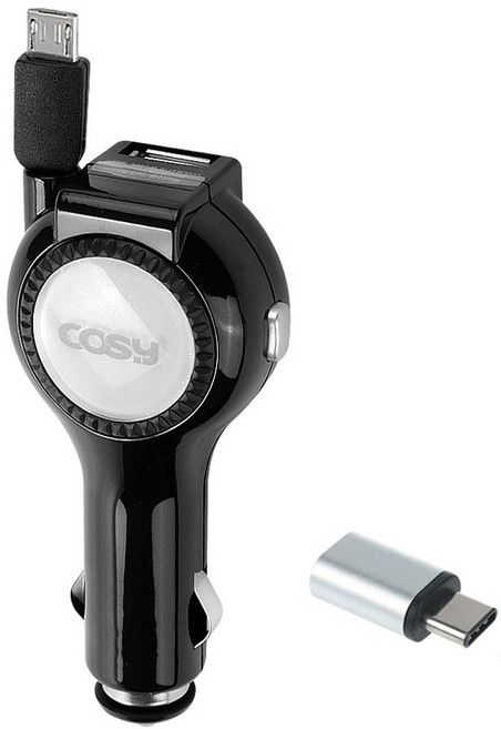 코시 차량용 충전기, CGR1333AT, 블랙