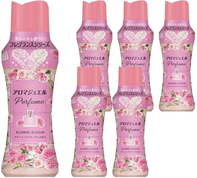 (箱售) Lenor 蘭諾 日本原裝進口 衣物芳香豆 奢華花束, 6瓶, 420ml