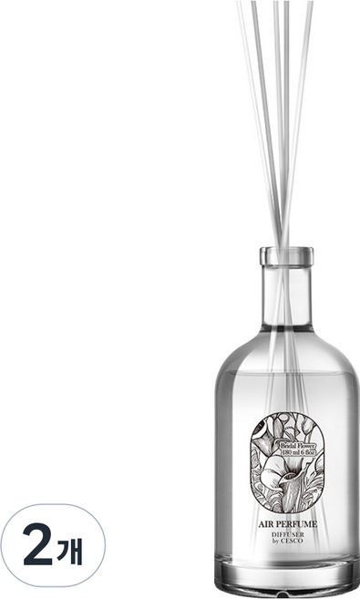 3위 - 세스코마이랩 에어퍼퓸 디퓨저, 브라이덜 플라워, 180ml, 2개