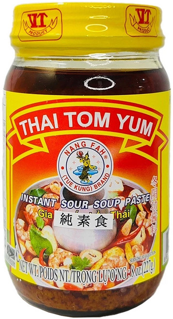 NANG FAH 仙女牌 泰式酸辣湯醬料 純素, 227g, 1罐