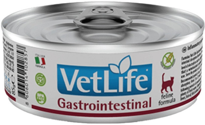 Farmina 法米納 VetLife 天然處方系列 腸胃道配方 貓主食罐頭, 菲力雞排, 85g, 1罐