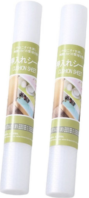 블루무역 주방 서랍장용 무접착식 선반 매트, 화이트