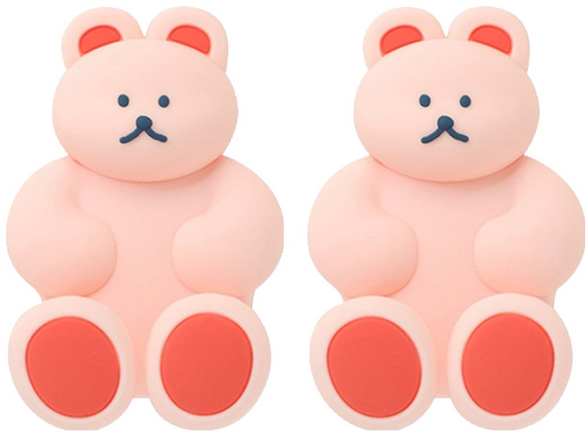 도낫도낫 실리콘 칫솔걸이, 베리, 2개