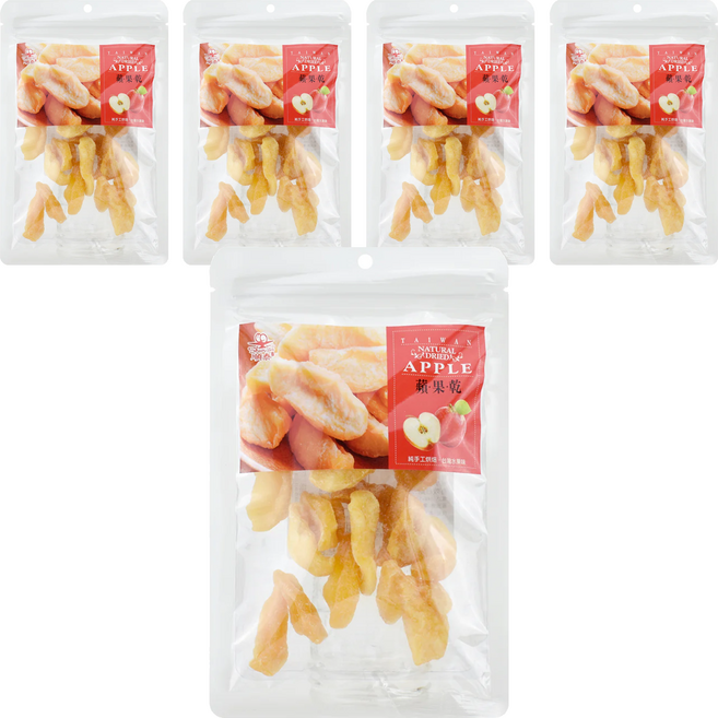 順泰 蘋果乾, 150g, 5包