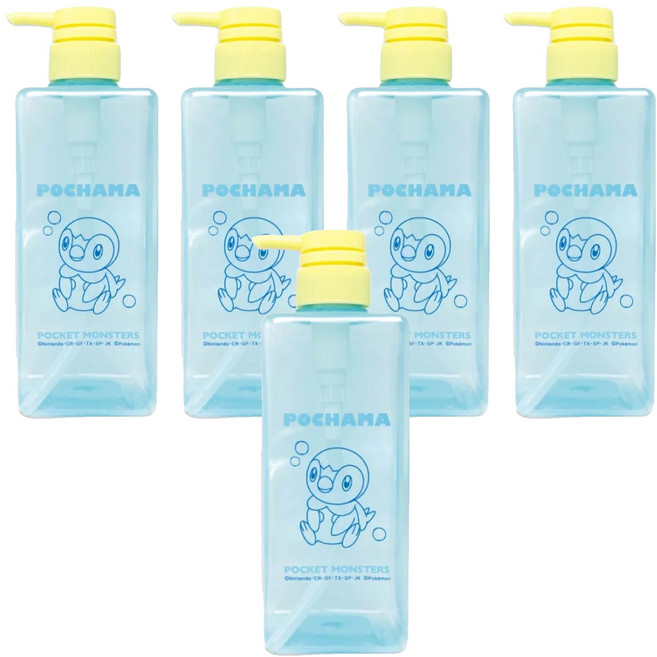 PoKeMoN 寶可夢 波加曼沐浴空罐 600ml 6.6 x 6.6 x 22cm, 319631, 5件