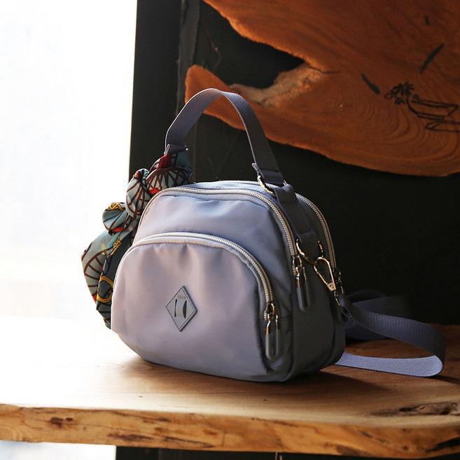 Lulubag 女用 ROKA 斜揹包 + 配件, 藍色