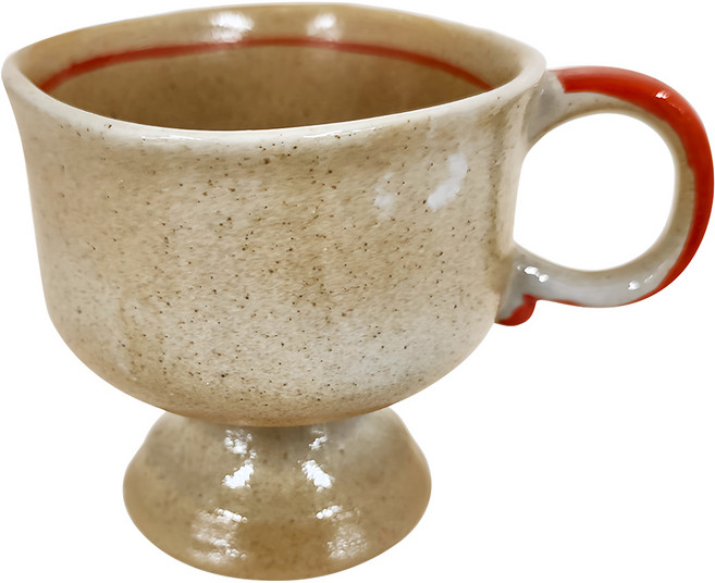 日式咖啡杯 225ml, 1個, 米棕色