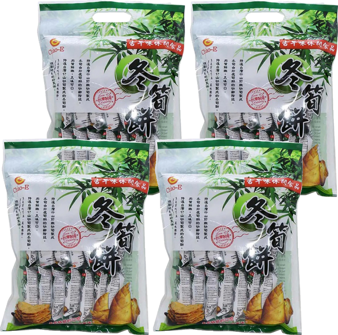 Chiao-E 巧益 冬筍餅, 225g, 4袋