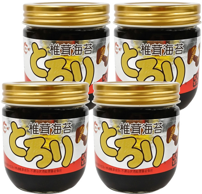 simanoca 島乃香 香菇海苔醬, 140g, 4罐