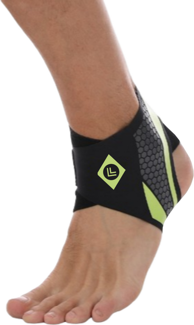 관절가이드 러닝 발목 보호대, 2개, 그린