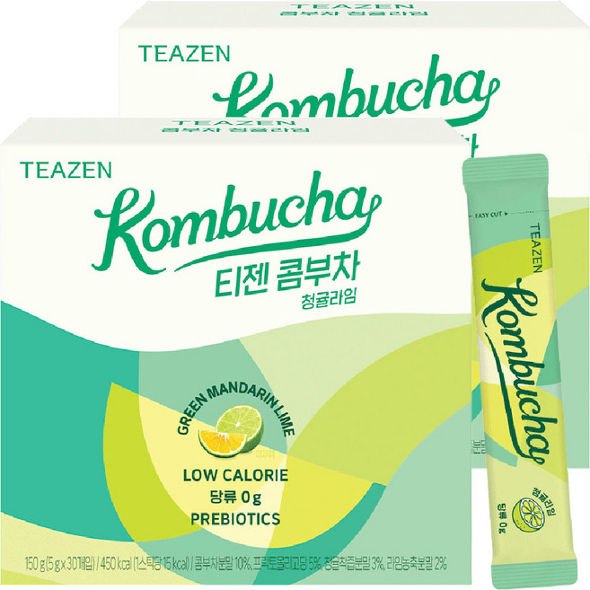 티젠 콤부차 청귤라임, 5g, 30개입, 2개