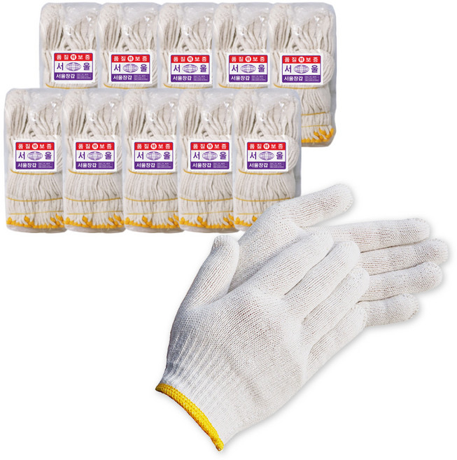 M-2 서울장갑 35g 면장갑, 100세트