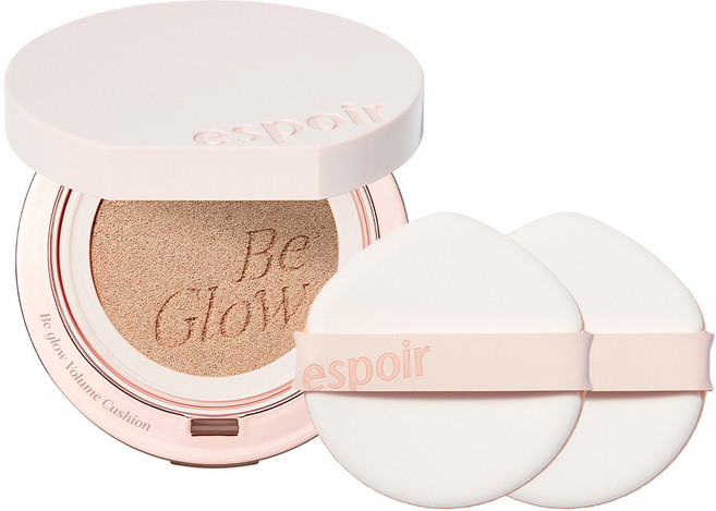 [비건뷰티] 에스쁘아 비글로우볼륨 쿠션13g +퍼프2p세트, 22호 페탈, 1개