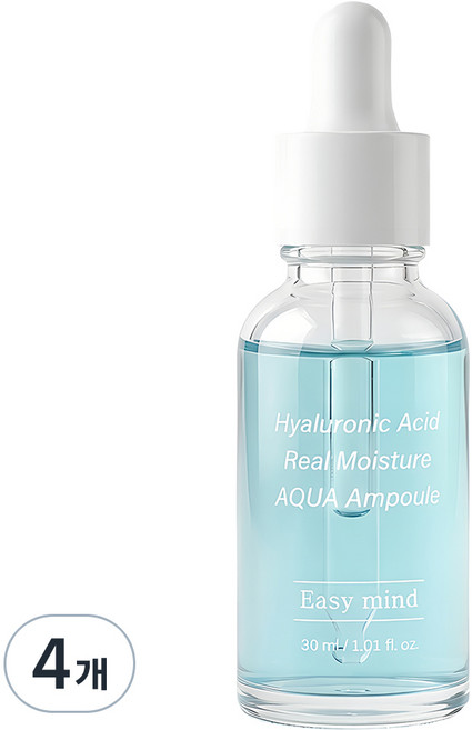 이지마인드 히알루론산 리얼보습 수분앰플, 4개, 30ml
