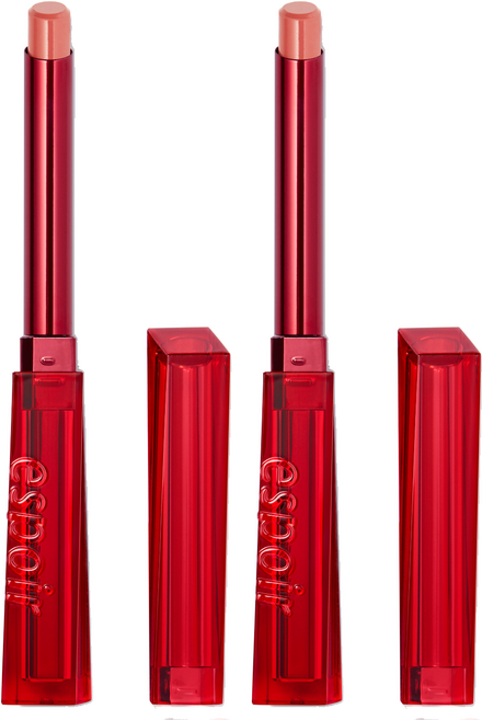 에스쁘아 더슬릭 립스틱 크림매트, 3호 포지, 0.9g, 2개