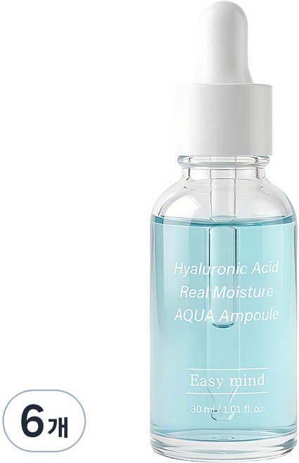 이지마인드 히알루론산 리얼보습 수분앰플, 6개, 30ml