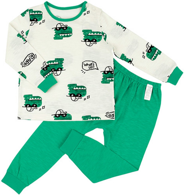 메이키즈 남아용 힙합디노 9부 슬럽 상하 세트