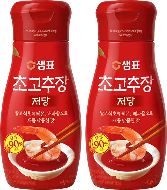 샘표 저당 초고추장, 340g, 2개