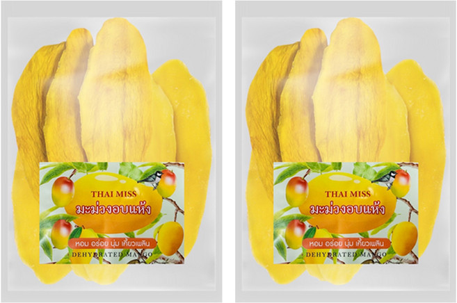 thai miss 泰想念 泰國芒果乾, 200g, 2包