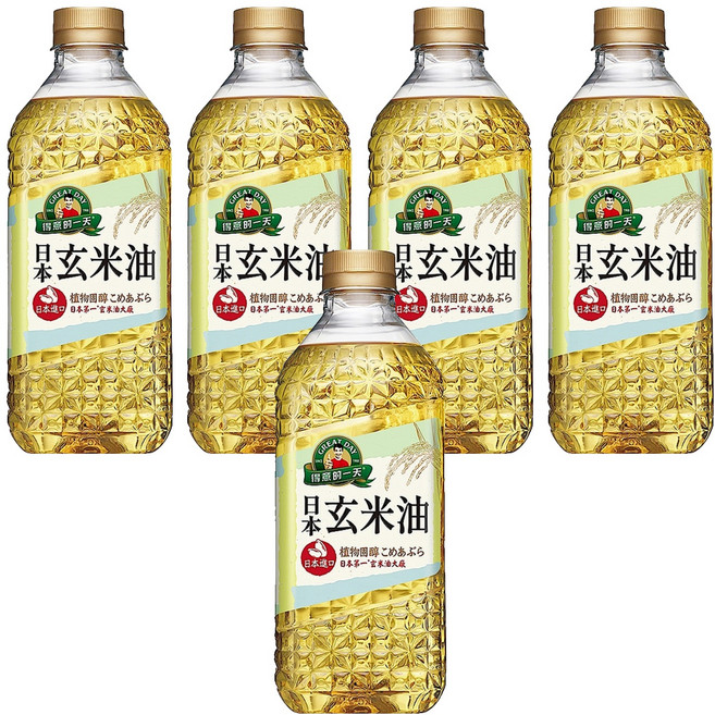 得意的一天 日本玄米油, 1.58L, 5瓶