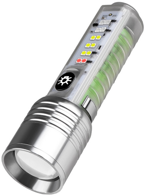 비센드 다기능 줌 손전등 BS-T50, 혼합색상, 1개