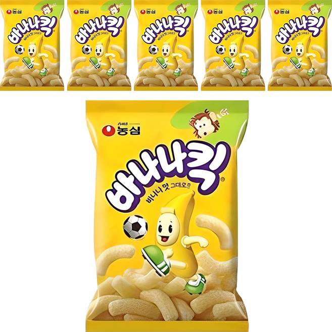 바나나킥, 75g, 6개