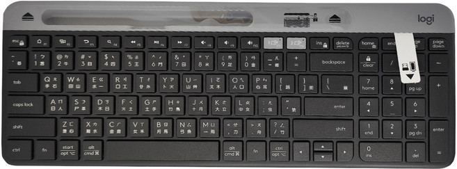 logitech 羅技 超薄跨平台藍牙鍵盤 原廠保固, K580, 石墨灰