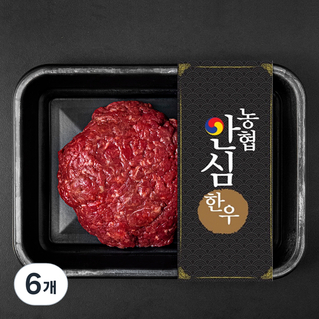 농협안심한우 안심 이유식용 1등급 다짐육 (냉장), 200g, 6개