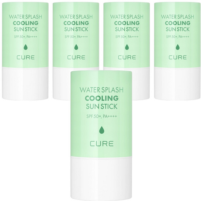 KIMJEONGMOON-ALOE Cure Water Splash 涼感防曬棒 SPF50+ PA++++, 23g, 5個