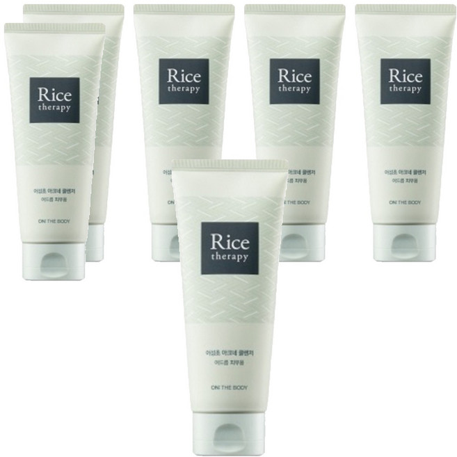 온더바디 라이스테라피 어성초 아크네 폼 클렌저, 150g, 6개