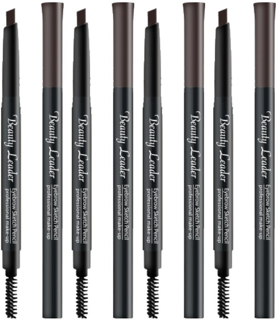 뷰티리더 아이브로우 스케치 펜슬 0.35g, 04호 흑갈색, 4개