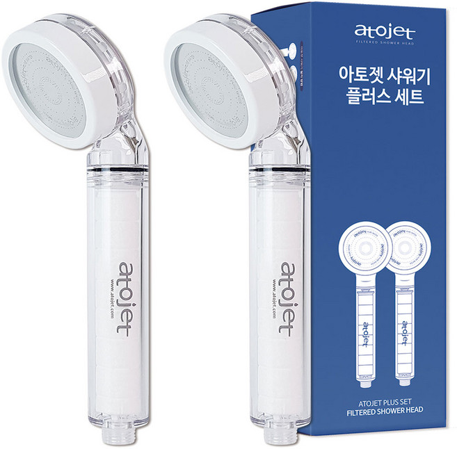 아토젯 필터 샤워기 본품 2P, 1개