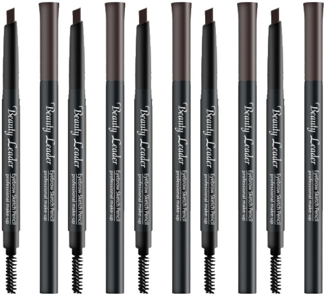 뷰티리더 아이브로우 스케치 펜슬 0.35g, 04호 흑갈색, 5개