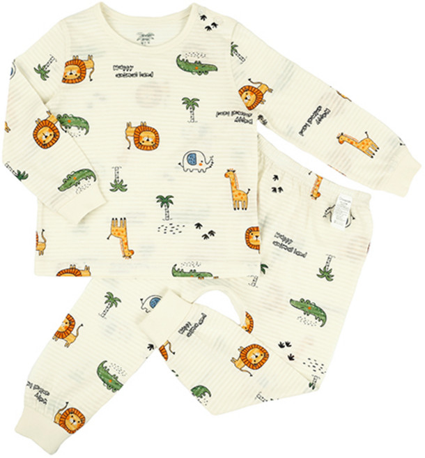 메이키즈 아동용 사파리쥬쥬 9부 변화지 상하의 세트