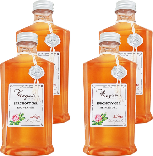 BOEMI 波西米亞玫瑰花沐浴膠, 250ml, 4瓶